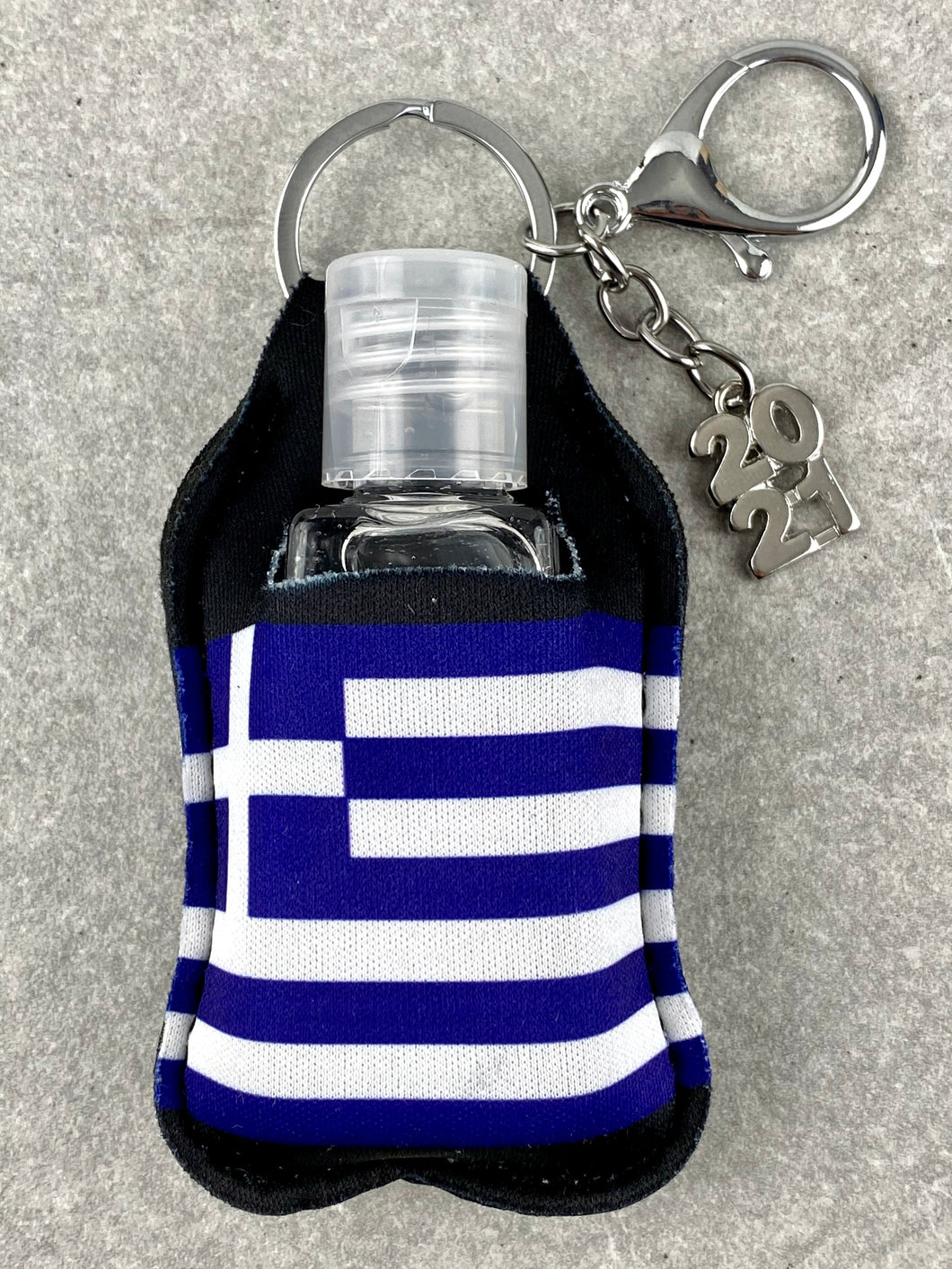 Hand Sanitizer Pouch Keychain Greece 1