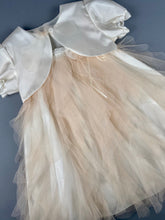 Load image into Gallery viewer, Dress 53 Girls Baptismal Christening Sleeveless 3pc  Dress , matching Bolero and Hat. Made in Greece exclusively for Rosies Collections.
