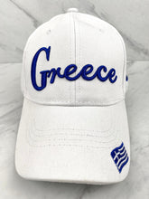 Load image into Gallery viewer, Embroidered Greece Baseball Cap with Embroidered Mati on 1 side BC20222
